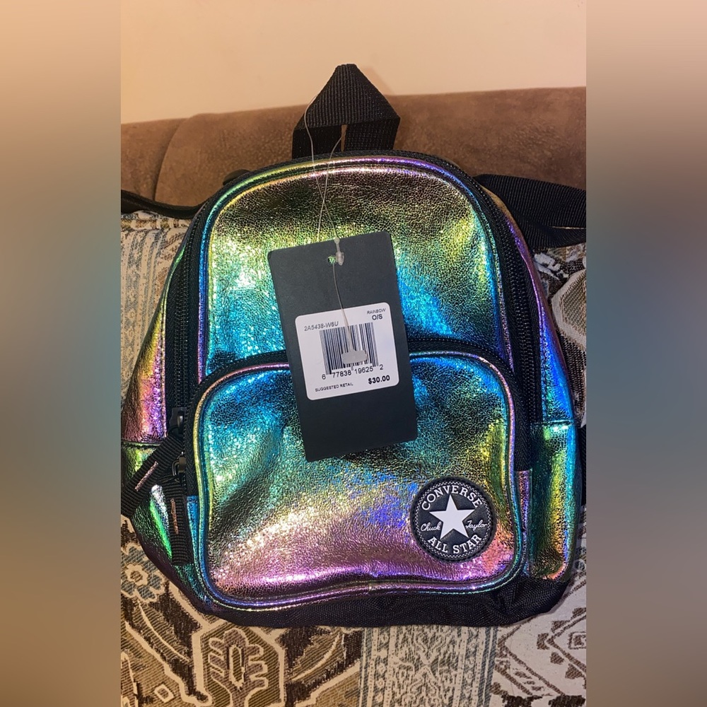 Converse All Star ⭐️ Chuck Taylor Mini backpack holographic color - Picture 6 of 10